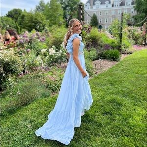 Mac Duggal Cutout Chiffon Gown